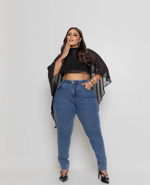 Calça Skinny Plus SKY